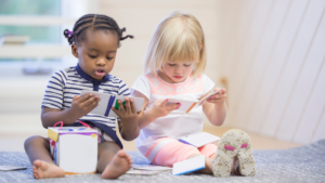 toddlers reading