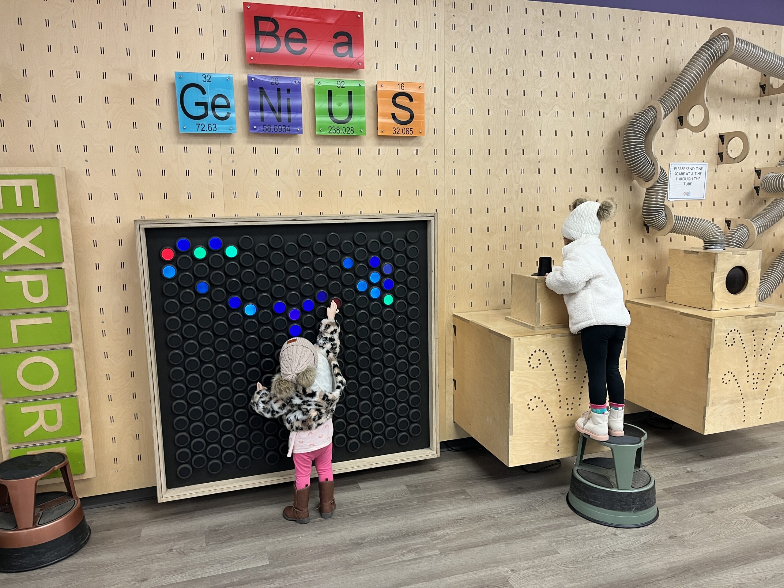 Science Wall at Rice Library