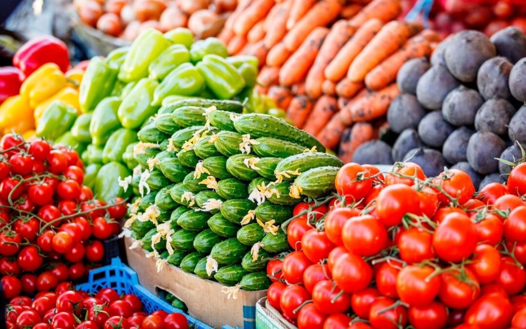 vegetables of all types