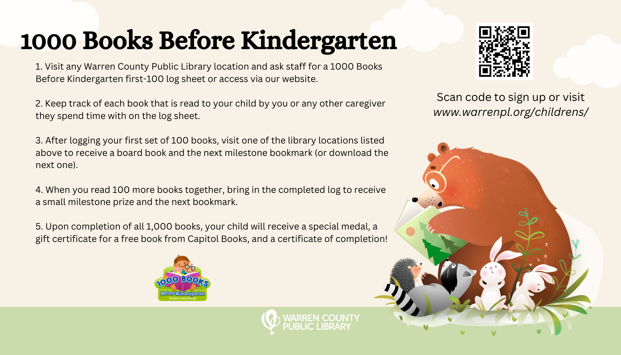 1000 Books Before Kindergarten information