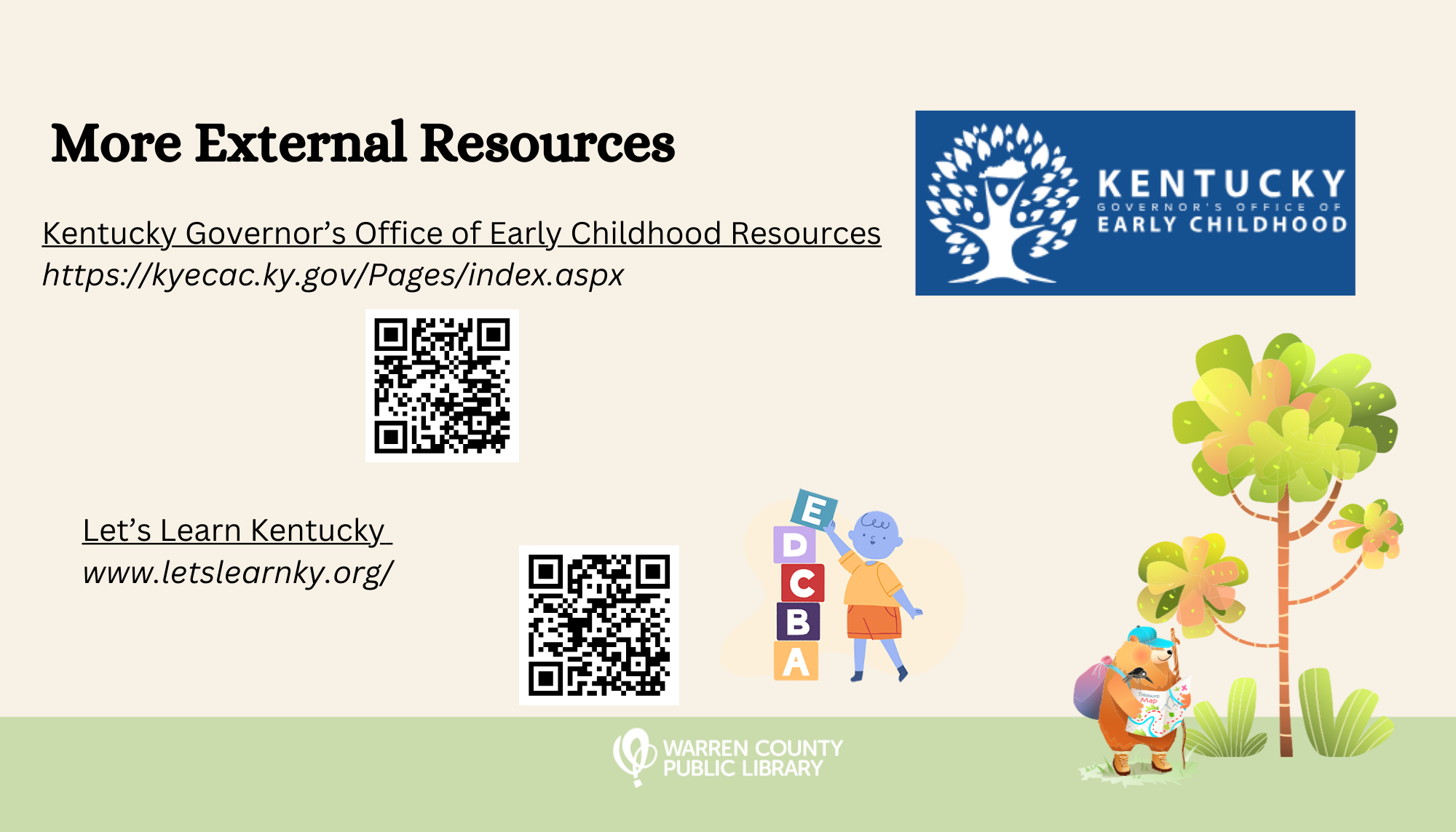 More external resources information 