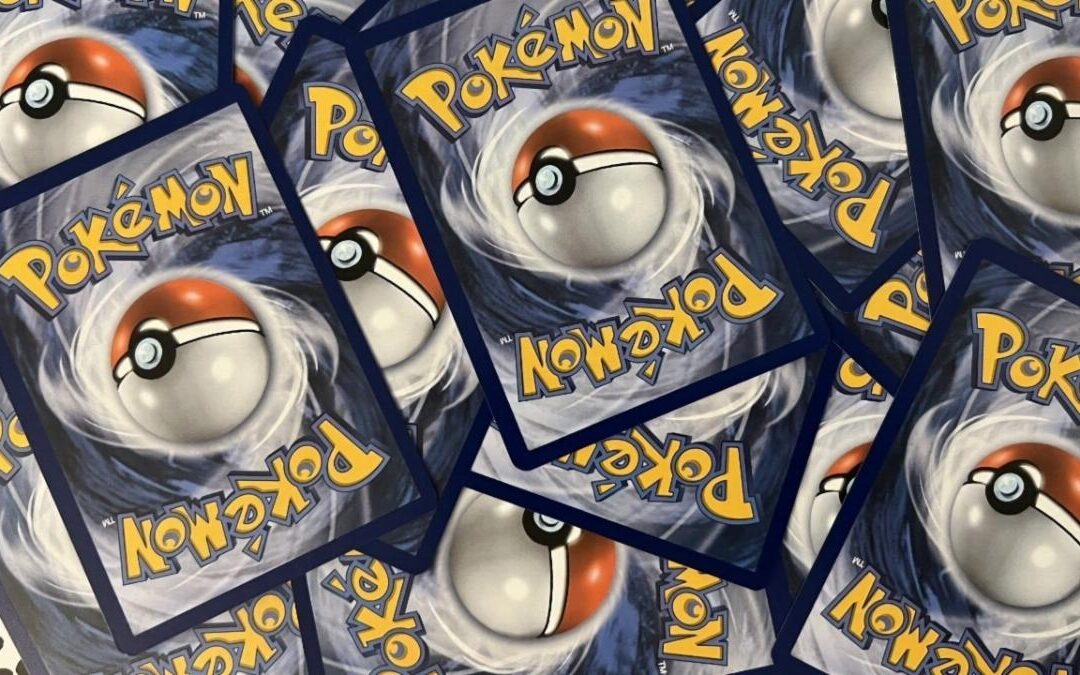 Spread out Pokemon cards