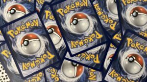 Spread out Pokemon cards