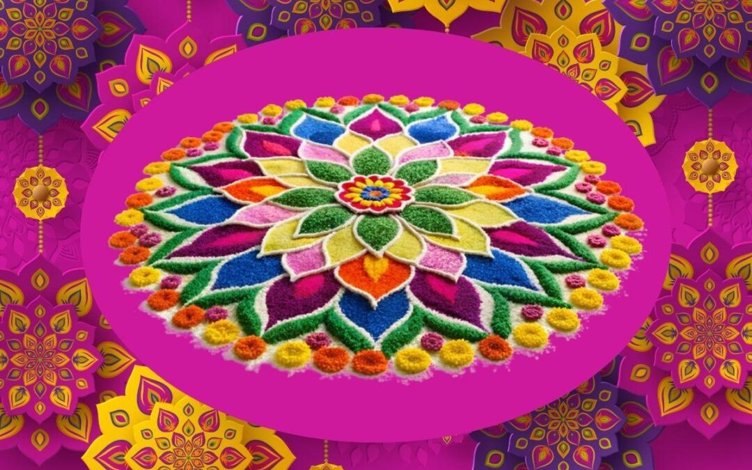 rangoli art work
