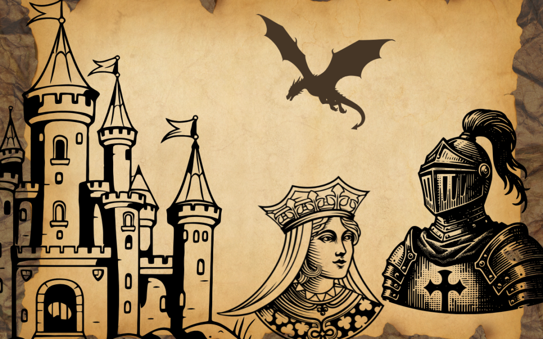 Withered medieval artwork