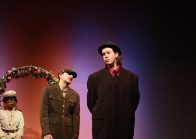 two actors talking, one is morose