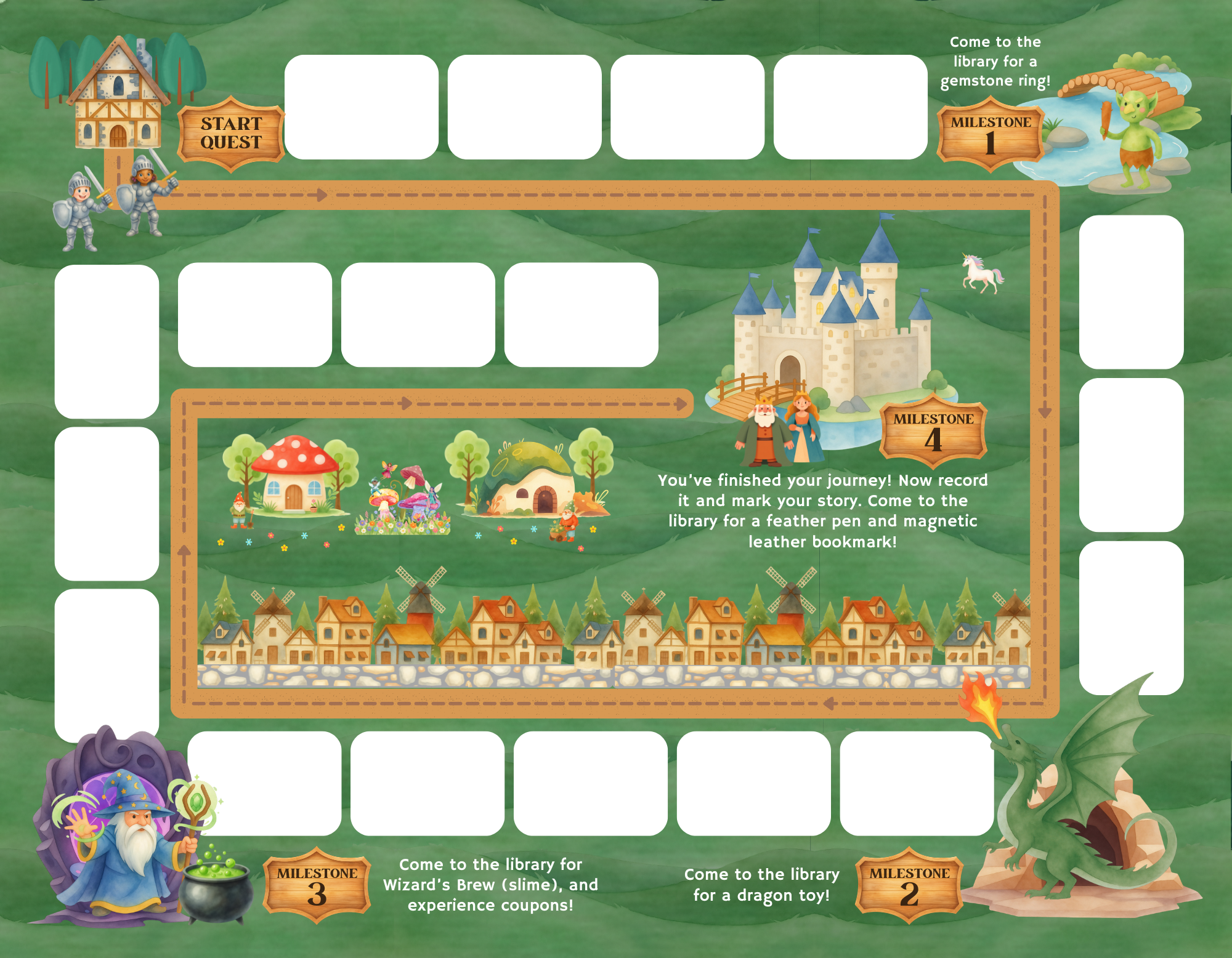 Epic Quest reading map